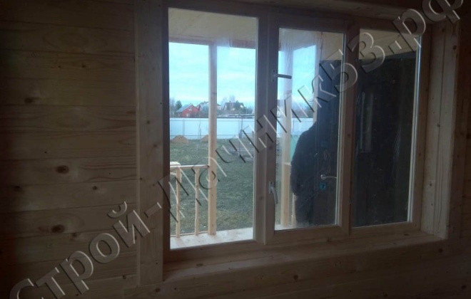 4 Каркасно-щитовой дом по проекту ОД-15, 6×7, 39 м², Московская обл, Клинский район, Деревня Масюгино (2)